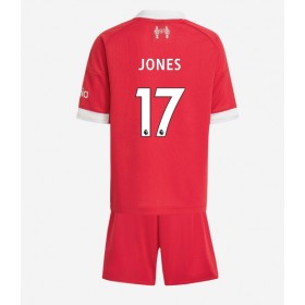 Baby Fußballbekleidung Liverpool Curtis Jones #17 Heimtrikot 2025-26 Kurzarm (+ kurze hosen)